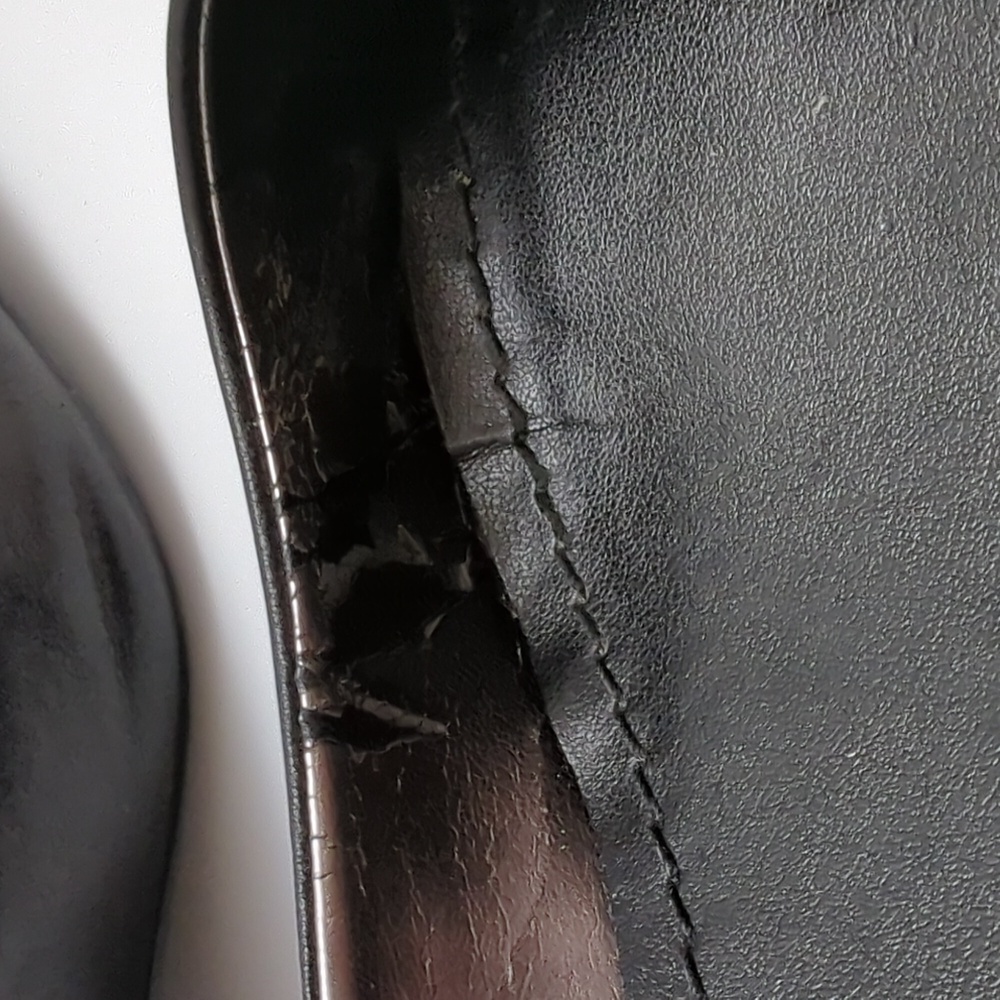 Steve Madden Black Kitten Heel Shoes, sz 7.5 Women's - Picture 7 of 9